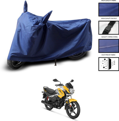 CODOKI Two Wheeler Cover for Hero(Passion Plus, Blue)