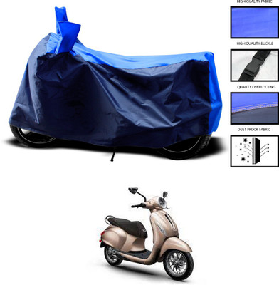 CODOKI Two Wheeler Cover for Bajaj(Chetak, Blue)