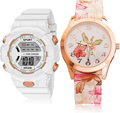 NEUTRON Analog-Digital Watch  - For Girls
