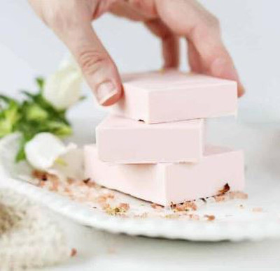 Royal Trends ROSE SOAP BASE 500GM REAL & NATURAL(3 x 166.67 g)