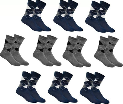Liyana Collection Men Calf Length(Pack of 10)