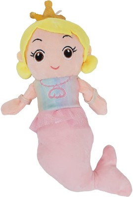 KTVerse A Little Swag Cute Soft Mermaid Doll Princess Stuffed Toys for Baby, Kids, Girls  - 25 cm(Multicolor)