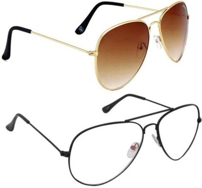 UZAK Aviator Sunglasses(For Boys & Girls, Multicolor)