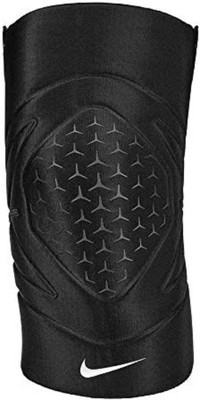 NIKE PRO Closed Patella Knee Sleeve 3.0, Large Knee Support(Black, White)