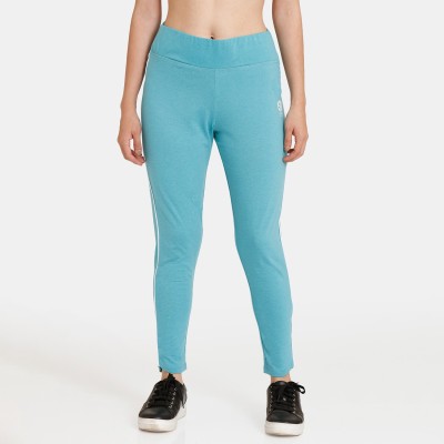 Rosaline By Zivame Solid Women Blue Tights