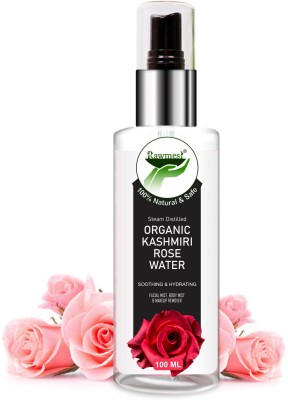 Rawmest Organic Kashmiri Rose Water Spray -Kannauj Gulab jal-Skin, Eyes, & Face Mist Men & Women(100 ml)