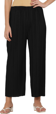 Humaira Relaxed Women Black Trousers
