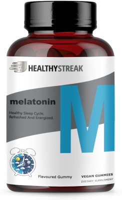 Healthy Streak Melatonin Gummies Men & Women Sleeping Pills Deep Sleep Supplement (SD10)Ultra(30 No)