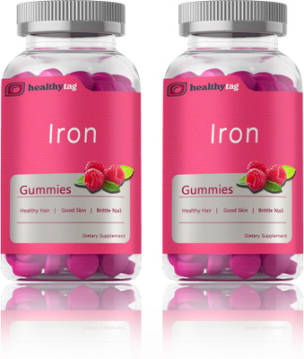 Healthy Tag Iron Gummies For Both Kids and Adults (SD22)Advanced(2 x 30 Tablets)