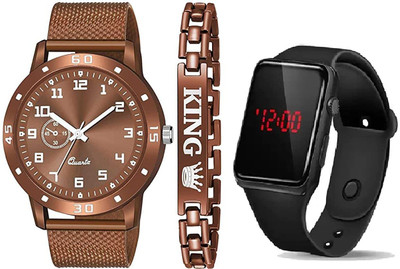 RPS FASHION WITH DEVICE OF R Analog-Digital Watch  - For Boys & Girls