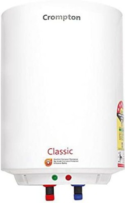 Crompton 6 L Storage Water Geyser (Classic 6 L, White)