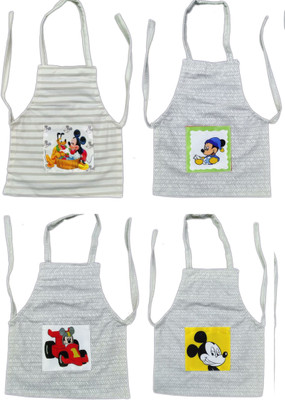Xy Decor Cotton Home Use Apron - Small(Multicolor, Pack of 4)
