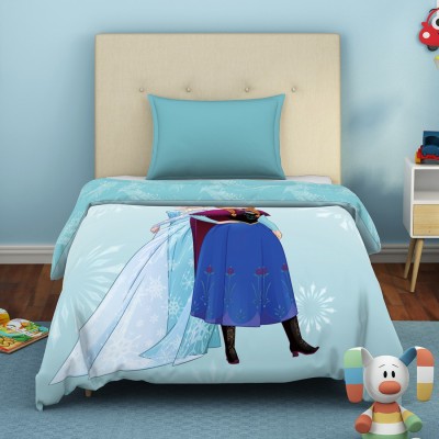 SPACES Cartoon Single Quilt for  AC Room(Cotton, Light Blue)