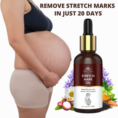 INTIMIFY Stretch Marks Scar Removal Cream Oil in During After Pregnancy Delivery for(30 ml)