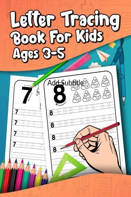 Letter Tracing Book For Kids Ages 3-5(English, Paperback, Jamal B)