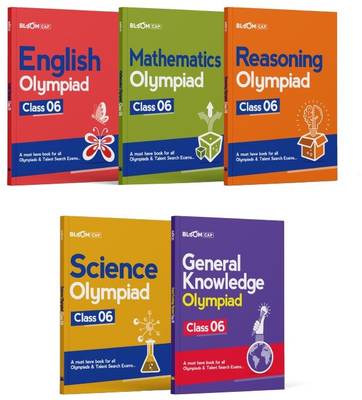 Bloom Cap Olympiad Science, Mathematics, Reasoning, English, General Knowledge Class 6