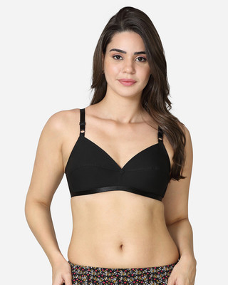 V Star Women Balconette Non Padded Bra(Black)