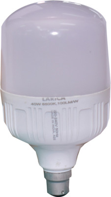 LARICA LED 40 W Basic Round LED Bulb(White)