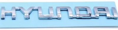 shopncreate Emblem for Car(Silver)