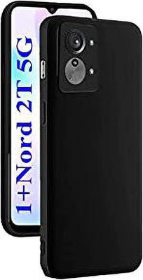 ROYALBASE Back Cover for OnePlus Nord 2T 5G(Black, Grip Case, Silicon, Pack of: 1)