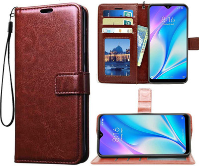 Caseworm Flip Cover for Vivo V23 Pro (5G) Leather Magnetic Vintage Wallet Case(Brown, Dual Protection, Pack of: 1)