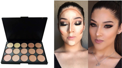 SEUNG 15 colors contour & Correct Cream Palette Concealer Kit-Face Concealer(MULTICOLOR, 22 g)