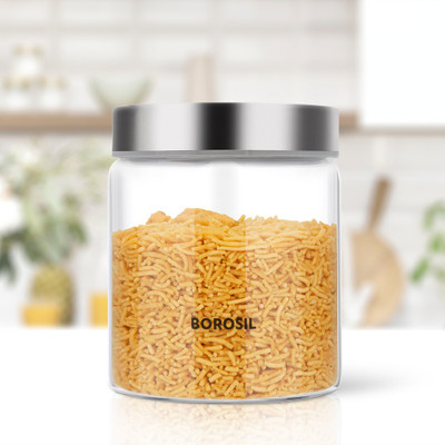 BOROSIL Glass Grocery Container  - 600 ml(Clear)