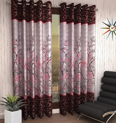 45% OFF on Comfort House 275 cm (9 ft) Polycotton Semi Transparent Long Door Curtain (Pack Of 2)(Printed, Maroon) 45% OFF on Comfort House 275 cm (9 ft) Polycotton Semi Transparent Long Door Curtain (Pack Of 2)(Printed, Maroon)