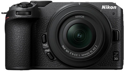 NIKON Z30 Mirrorless Camera Z DX 18 - 140 mm f/3.5 - 6.3 VR Lens(Black)