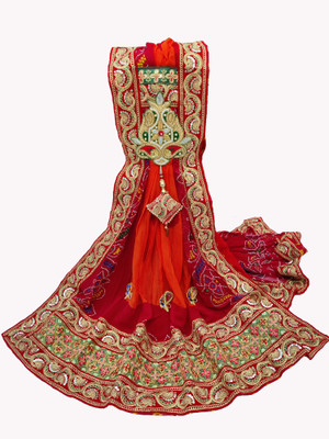 Ranisatiya Creation Georgette Embellished Women Dupatta