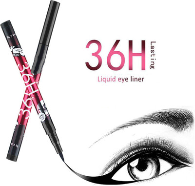 Yuency Smudge Proof Long Lasting Intense Pigmentation black pen eye liner 2.5 g(black)