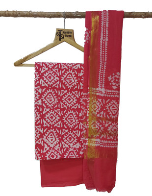 Bombay Buta Cotton Blend Printed Salwar Suit Material