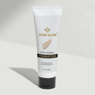 Ultima glow WHITE INVISIBLE NEW COMPLEXION ONE STEP MAKEUP FOUNDATION Foundation BEIGE 60g Foundation(Beige, 60 g)