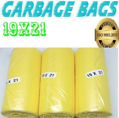 SAISWAR YELLOW pack of 3 Biodegradable Garbage 19 X 21 Medium 13 L Garbage Bag (90Bag ) Medium 3 L Garbage Bag  Pack Of 90(90Bag )