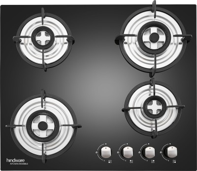 Hindware Sara Plus 4B 60 CM Glass Automatic Hob(4 Burners)