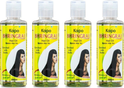 KEVA High quality Primium Bhringraj Hair Oil [ 200x4=800g ] [Pack Of 4 ] Hair Oil(800)