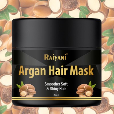 Raiyani Argan Oil Hair Mask for smoother soft & shiny hair(200 g)