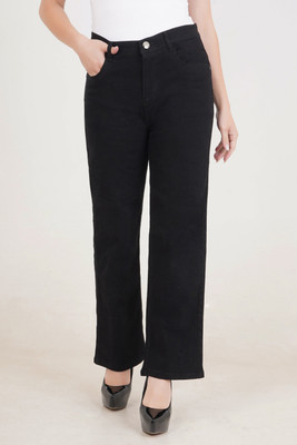 FLOWFIT Boyfriend Women Black Jeans