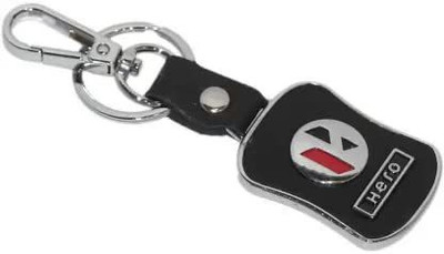 KYOP Leatherite Keychain With Hero Bike Design Multicolour Key Chain