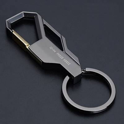 COSMIQE Car Key Chain Key Ring Business Keychain for Men, Black Key Chain