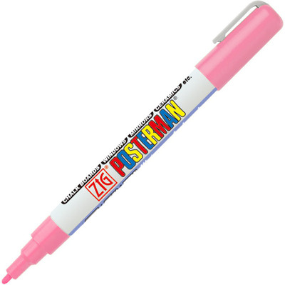 Zig Posterman Fine PINK 1MM Markers(Set of 1, Pink)
