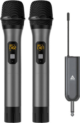 Audio Array UHF Dual Wireless Metal |Wedding,DJ,Church,Singing Microphone