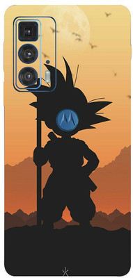 AsSkin MOTOROLA Edge 20 Pro 5G Mobile Skin(Ultra Super Goku Sunset Skin With High Gloss Finish).)