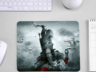 InkWynk Assassin Creed Rectangular Non Slip 3mm Mousepad(Multicolor)