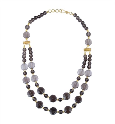 Pearlz Ocean Quartz Gold-plated Plated Alloy Necklace