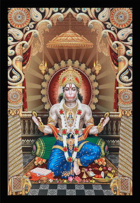 Mmory Hanuman Ji Painting Religious Frame
