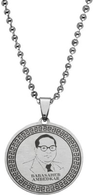 Sullery Religious Bharat Ratna Dr Babasaheb Ambedkar Pendant Necklace Sterling Silver Stainless Steel Pendant