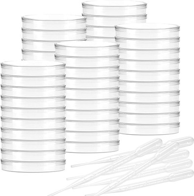 Spylx Polystyrene Reusable Petri Dish(90 mm Pack of 100)