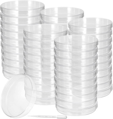 Spylx Polystyrene Reusable Petri Dish(90 mm Pack of 150)