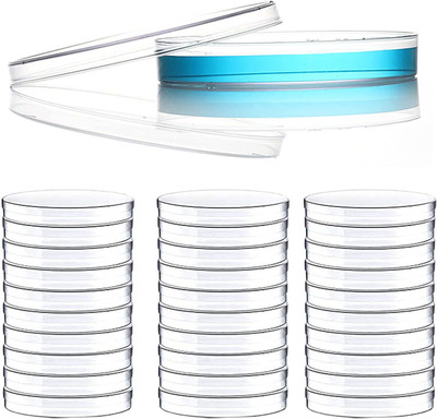 Spylx Polystyrene Reusable Petri Dish(90 mm Pack of 30)